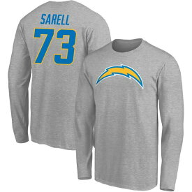 ファナティクス メンズ Tシャツ トップス Los Angeles Chargers Fanatics Branded Team Authentic Custom Long Sleeve TShirt Sarell,Foster-73