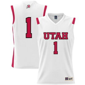 ゲームデイグレーツ メンズ ユニフォーム トップス #1 Utah Utes GameDay Greats Unisex Lightweight Basketball Jersey White