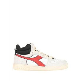 【送料無料】 ディアドラ メンズ スニーカー シューズ MAGIC BASKET DEMI CUT SUEDE LEATHER White