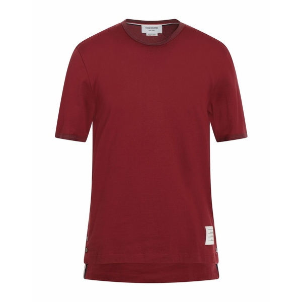【送料無料】 トムブラウン メンズ Tシャツ トップス T-shirts Burgundy｜asty