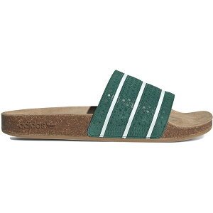 adidas AfB_X Y Xj[J[ yadidas Adilette Slides Collegiate Green Core White Gumz TCY US_5(23.0cm) Collegiate Green/Core White/Gum