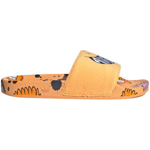 adidas AfB_X Y Xj[J[ yadidas Adilette Slides Kevin Lyons Hazy Orange Cloud White Shadow Navyz TCY US_M_4 Hazy Orange/Cloud White/Shadow Navy