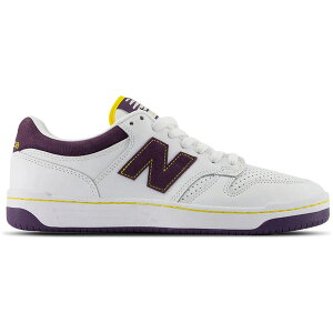 New Balance ニューバランス メンズ スニーカー 【New Balance Numeric 480 Lakers】 サイズ US_9(27.0cm) White/Purple