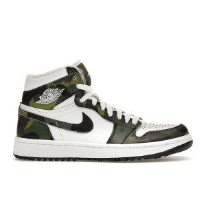 Jordan �W���[�_�� �����Y �X�j�[�J�[ �yJordan 1 High Golf Camo�z �T�C�Y US_12(30.0cm) Legion Green/White/Black