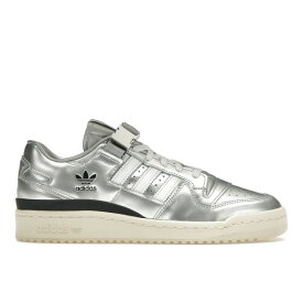 adidas アディダス メンズ スニーカー 【adidas Forum Low atmos Metallic Pack】 サイズ US_8.5(26.5cm) Metallic Silver/Core Black
