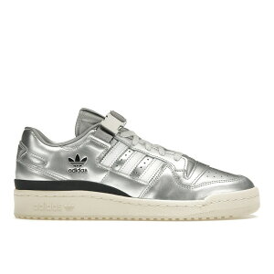 adidas �A�f�B�_�X �����Y �X�j�[�J�[ �yadidas Forum Low atmos Metallic Pack�z �T�C�Y US_8.5(26.5cm) Metallic Silver/Core Black