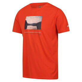 【送料無料】 レガッタ メンズ Tシャツ トップス Fingal VII Tshirt Rusty Orange