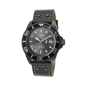 CrN^ Y rv ANZT[ Men's 22077 Pro Diver Quartz 3 Hand Gunmetal Dial Watch Open grey