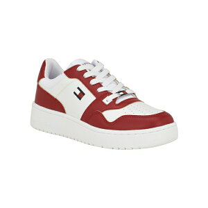 g~[ qtBK[ fB[X Xj[J[ V[Y Women's Twigye Casual Lace up Sneakers Red/White