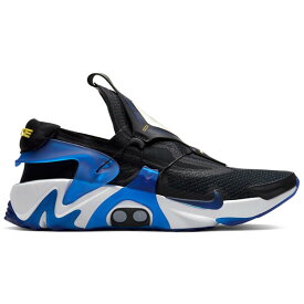Nike ナイキ メンズ スニーカー 【Nike Adapt Huarache】 サイズ US_7(25.0cm) Black Racer Blue (UK Charger)