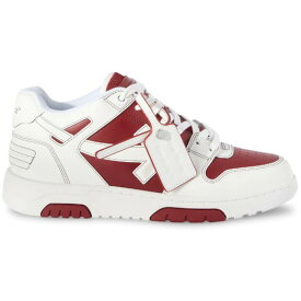 OFF-WHITE オフホワイト メンズ スニーカー 【OFF-WHITE Out Of Office OOO Low Tops】 サイズ EU_40(25.0cm) Brick Red White