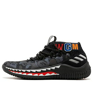 adidas �A�f�B�_�X �����Y �X�j�[�J�[ �yadidas x A Bathing Ape Dame 4 'Black Camo' AP9975�z �T�C�Y US_7(25.0cm)