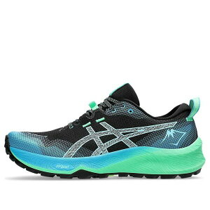 ASICS �A�V�b�N�X �����Y �X�j�[�J�[ �yASICS Gel-Trabuco 12 'Black Bright Cyan' 1011B799-002�z �T�C�Y US_7.5(25.5cm)