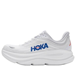 HOKA ONE ONE �z�J�I�l�I�l �����Y �X�j�[�J�[ �yHOKA ONE ONE Bondi 9 Wide 'White Blue' 1162013-CYLT�z �T�C�Y US_M_14