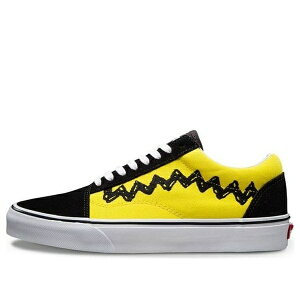 Vans �o���Y �����Y �X�j�[�J�[ �yVans Peanuts x Old Skool 'Charlie Brown' VN0A38G1OHJ�z �T�C�Y US_9(27.0cm)