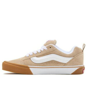 Vans �o���Y �����Y �X�j�[�J�[ �yVans Knu Skool 'Beige White Tan' VN0009QCBEI�z �T�C�Y US_5(23.0cm)