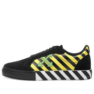 OFF-WHITE �I�t�z���C�g �����Y �X�j�[�J�[ �yOff-White Vulc Low 'Black Yellow Green' OMIA085E19C210476040�z �T�C�Y US_6(24.0cm)