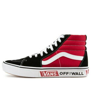 Vans �o���Y �����Y �X�j�[�J�[ �yVans Comfycush SK8-HI Black/Red VN0A3WMB2QE�z �T�C�Y US_M_4