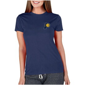 コンセプトスポーツ レディース Tシャツ トップス Indiana Pacers Concepts Sport Women's Marathon Knit TShirt Navy