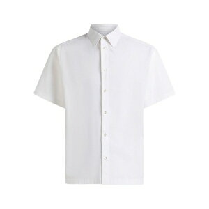 �G�g�� �����Y �V���c �g�b�v�X Octopus-print cotton shirt White