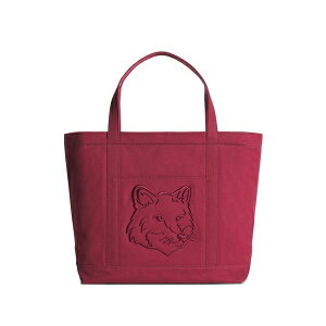 ���]�� �L�c�l �����Y �g�[�g�o�b�O �o�b�O Large fox head tote bag Red