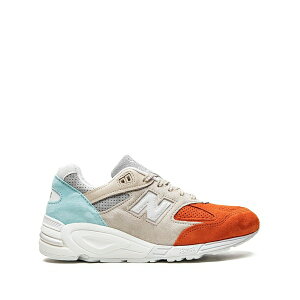 �j���[�o�����X �����Y �X�j�[�J�[ �V���[�Y X kith 990 v2 cyclades sneakers Orange