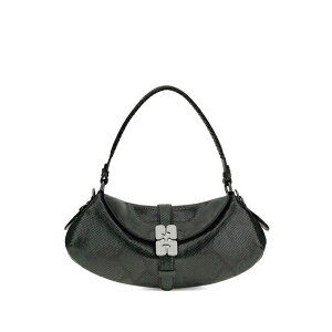 �K�j�[ ���f�B�[�X �V�����_�[�o�b�O �o�b�O B-kat snake-effect buckle shoulder bag Green