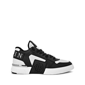 �t�B���b�v�v���C�� �����Y �X�j�[�J�[ �V���[�Y Phantom kicks skull-plaque leather sneakers White
