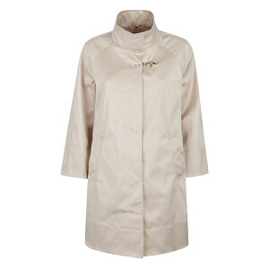 �t�F�C ���f�B�[�X �R�[�g �A�E�^�[ High-neck patch-pockets oversized coat Neutrals