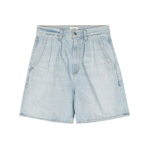 �V�`�Y���Y �I�u �q���[�}�j�e�B ���f�B�[�X �J�W���A���p���c �{�g���X Maritzy wide-leg denim shorts Blue