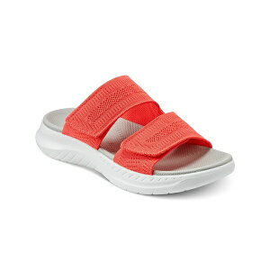 C[W[Xsbg fB[X T_ V[Y Dashtyn Double Band Lightweight Slip-On Sandals Orange Coral
