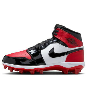 Air Jordan W[_ Y Xj[J[ yAir Jordan 1 Mid TD Cleat 'Bred Toe' FJ6805-601z TCY US_9(27.0cm)