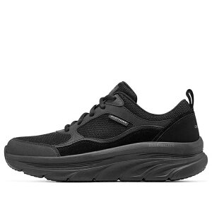 Skechers �X�P�b�`���[�Y �����Y �X�j�[�J�[ �ySkechers D'Lux Walker 'Pure Black' 232363-BBK�z �T�C�Y US_8.5(26.5cm)