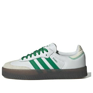 adidas �A�f�B�_�X ���f�B�[�X �X�j�[�J�[ �y(WMNS) adidas Sambae 'Cloud White Green' IE9105�z �T�C�Y US_8.5(25.5cm)