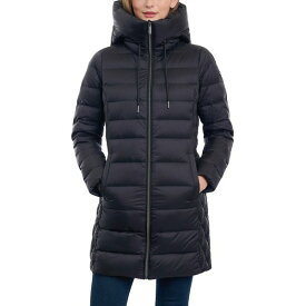 マイケルコース レディース ジャケット＆ブルゾン アウター Women's Petite Hooded Down Packable Puffer Coat, Created for Macy's Black