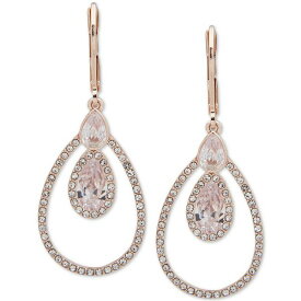 アンクライン レディース ピアス＆イヤリング アクセサリー Rose Gold-Tone Crystal Orbital Drop Earrings Crystal