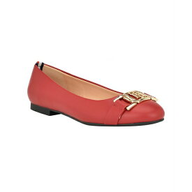 トミー ヒルフィガー レディース サンダル シューズ Women's Gallyne Classic Ballet Flats Medium Red