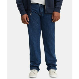 リーバイス メンズ デニムパンツ ボトムス Men's Big & Tall 501&reg; Original Fit Stretch Jeans Dark Stonewash