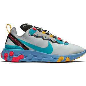 Nike iCL Y Xj[J[ yNike React Element 55 Teal Nebulaz TCY US_11(29.0cm) Wolf Grey/Teal Nebula-Black-Red Orbit