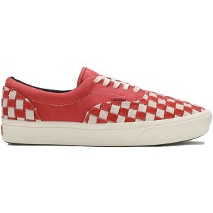 Vans oY Y Xj[J[ yVans Comfycush Era XL Racing Red Chenille Checkerboardz TCY US_8(26.0cm) Racing Red/Marshmallow