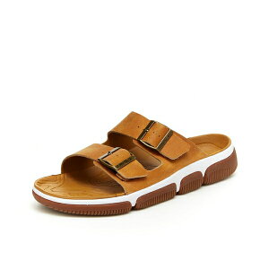 Wu[ Y T_ V[Y Men's Band Water Ready Sandal Medium Beige