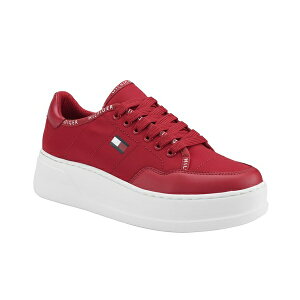 g~[ qtBK[ fB[X Xj[J[ V[Y Women's Grazie Lightweight Lace Up Sneakers Red