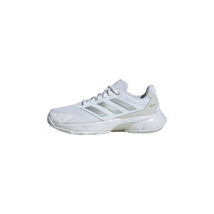 AfB_X fB[X ejX X|[c CONTROL - Clay court tennis shoes - cloud white silver metallic grey one