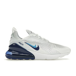 Nike �i�C�L �����Y �X�j�[�J�[ �yNike Air Max 270 Multi Swoosh White Deep Royal�z �T�C�Y US_5.5(23.5cm) White/University Blue/Deep Royal Blue/White