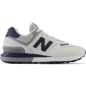 New Balance �j���[�o�����X �����Y �X�j�[�J�[ �yNew Balance 574 Legacy White Navy�z �T�C�Y US_M_4 White/Navy