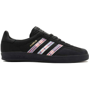 adidas AfB_X Y Xj[J[ yadidas Gazelle Indoor ALWAYTH Blackz TCY US_7(25.0cm) Black/Plaid