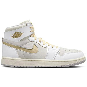 Jordan �W���[�_�� �����Y �X�j�[�J�[ �yJordan 1 High Zoom Air CMFT 2 FIBA�z �T�C�Y US_12(30.0cm) White/Neutral Grey/Metallic Gold
