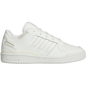 adidas �A�f�B�_�X �����Y �X�j�[�J�[ �yadidas Forum Low CL Core White Cloud White Grey�z �T�C�Y US_8(26.0cm) Core White/Cloud White/Grey One