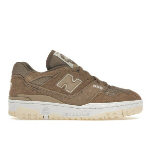 New Balance �j���[�o�����X �����Y �X�j�[�J�[ �yNew Balance 550 Suede Mushroom�z �T�C�Y US_9.5(27.5cm) Mushroom/Sea Salt/Macadamia Nut