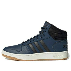adidas �A�f�B�_�X �����Y �X�j�[�J�[ �yadidas Hoops 2.0 Mid 'Crew Navy Gum' GZ7939�z �T�C�Y US_11.5(29.5cm)